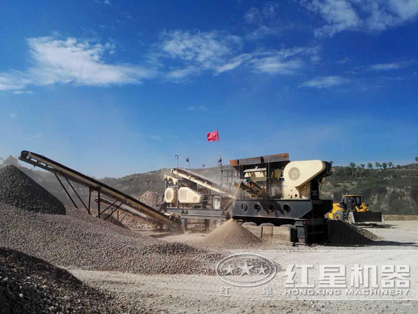 顎式移動破碎站