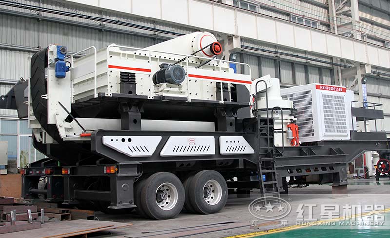 圓錐破輪胎移動破碎機 圓錐破輪胎移動破碎機