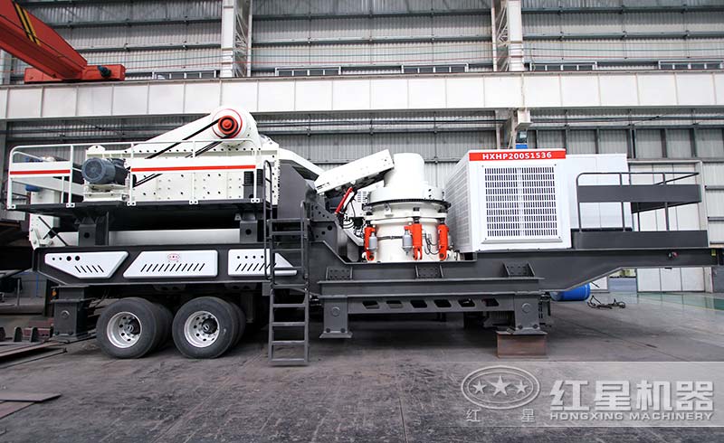 輪胎式移動破碎機整機搭配展示 輪胎式移動破碎機整機搭配展示