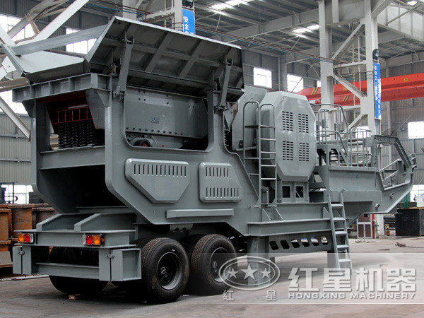 移動破碎機展示