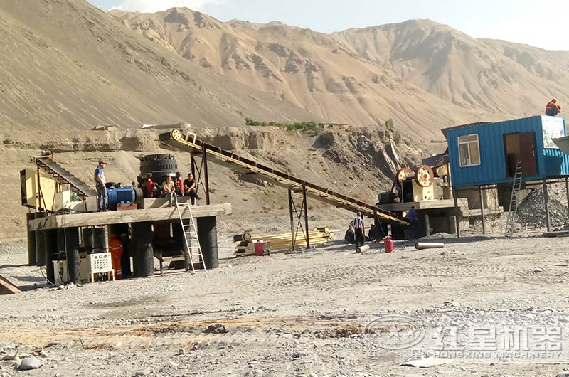 內(nèi)蒙古客戶花崗巖破碎生產(chǎn)線 內(nèi)蒙古客戶花崗巖破碎生產(chǎn)線