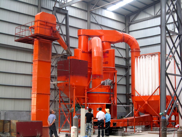 粉煤灰磨粉機(jī)客戶現(xiàn)場(chǎng)