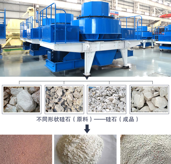 硅石制砂機(jī)加工成效圖 硅石制砂機(jī)加工成效圖