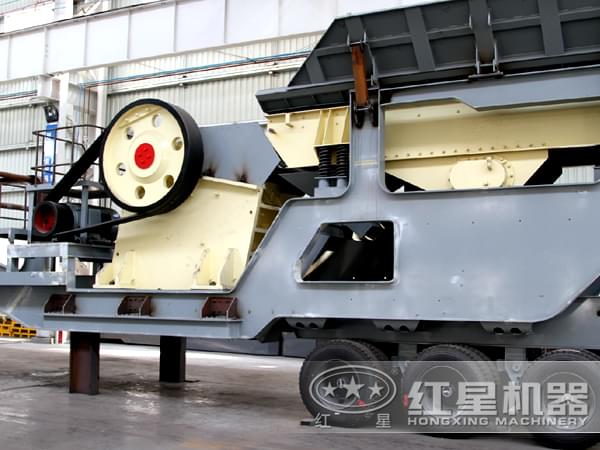 輪胎式移動破碎站