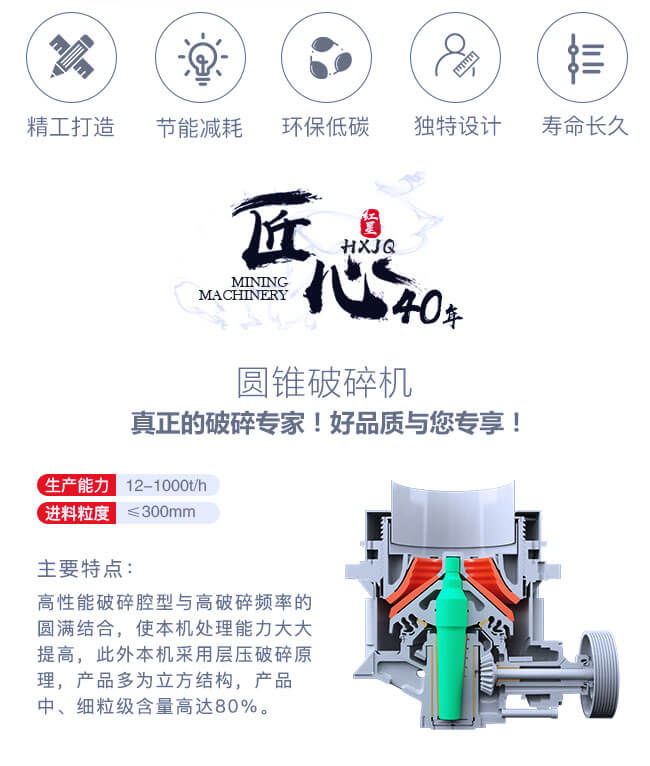 紅星機(jī)器圓錐破碎機(jī)優(yōu)勢圖 紅星機(jī)器圓錐破碎機(jī)優(yōu)勢圖