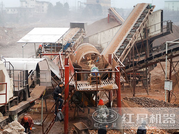 移動打石子機(jī)現(xiàn)場處理建筑垃圾 移動打石子機(jī)現(xiàn)場處理建筑垃圾