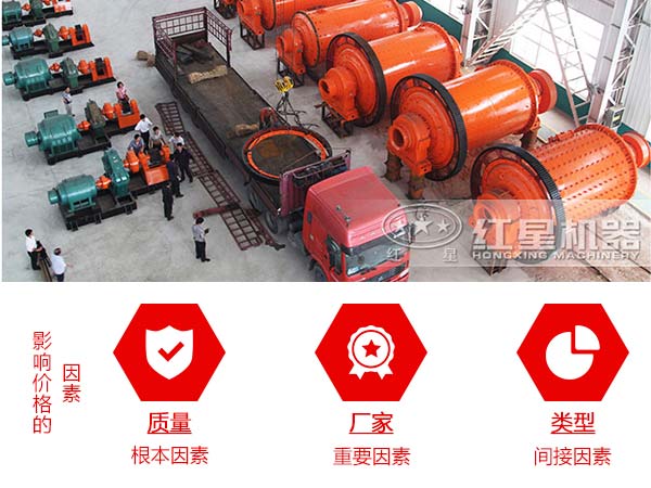 影響球磨機價格的因素圖 影響球磨機價格的因素圖