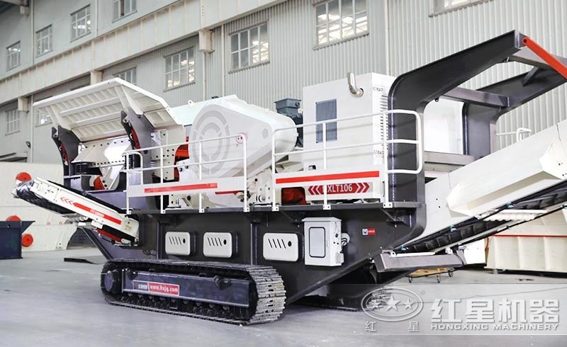 履帶式移動破碎機整機搭配圖 履帶式移動破碎機整機搭配圖