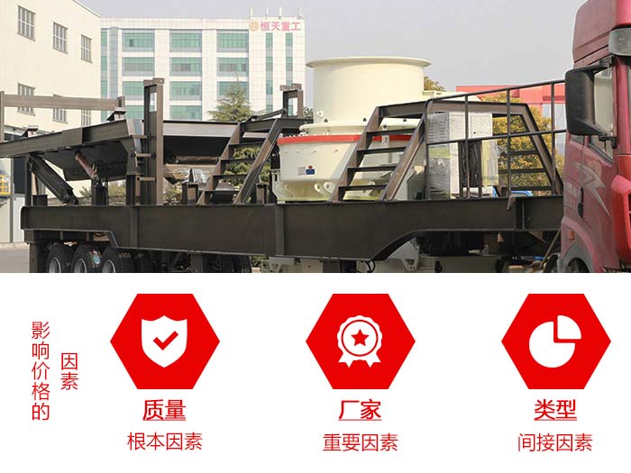 影響移動式全自動制砂一體機價格因素圖 影響移動式全自動制砂一體機價格因素圖