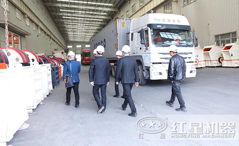 客戶來紅星機器考察設備 客戶來紅星機器考察設備