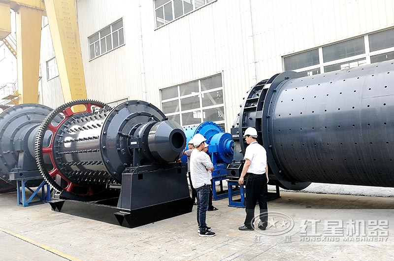 客戶到廠考察鋼渣棒磨機 客戶到廠考察鋼渣棒磨機