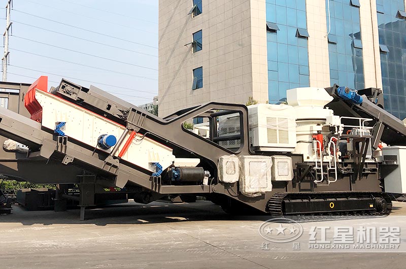 紅星機(jī)器履帶式車載移動(dòng)碎石機(jī) 紅星機(jī)器履帶式車載移動(dòng)碎石機(jī)