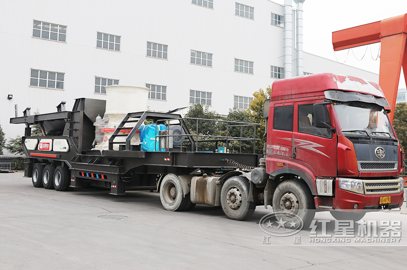 圓錐破輪胎式移動破碎站 圓錐破輪胎式移動破碎站