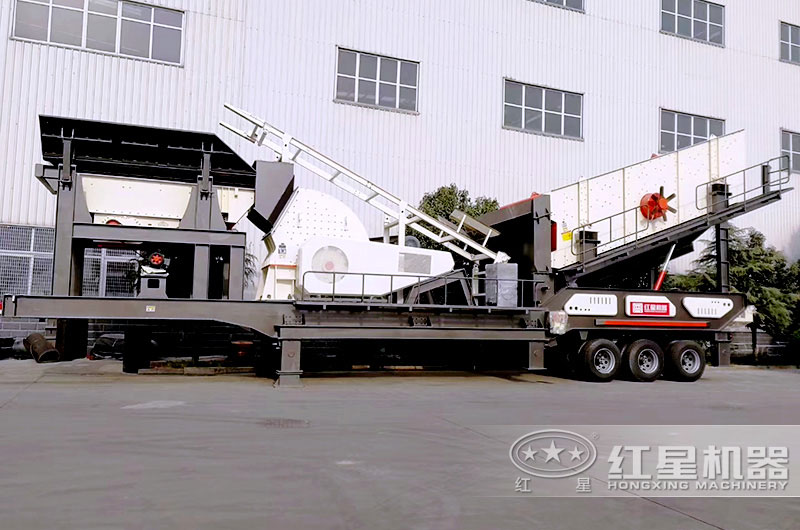 錘破輪胎移動破碎站 錘破輪胎移動破碎站