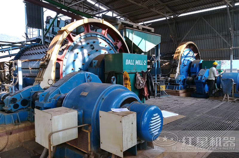 閉路磨礦加工現(xiàn)場 閉路磨礦加工現(xiàn)場