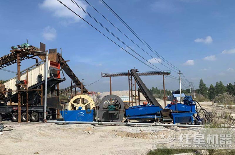 洗砂機(jī)生產(chǎn)現(xiàn)場(chǎng)